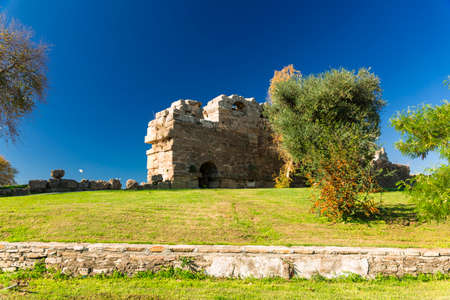 Ruins in Side, Turkeyの写真素材