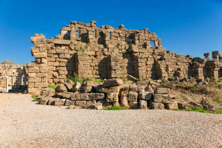 Ruins in Side, Turkeyのeditorial素材