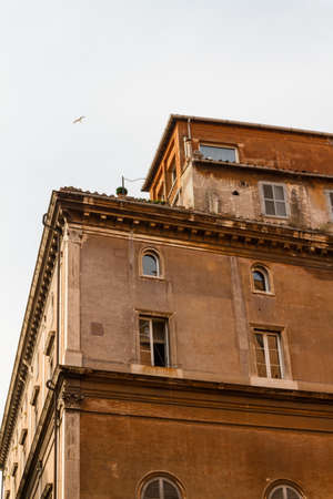 Rome, Italy. Typical architectural details of the old cityのeditorial素材