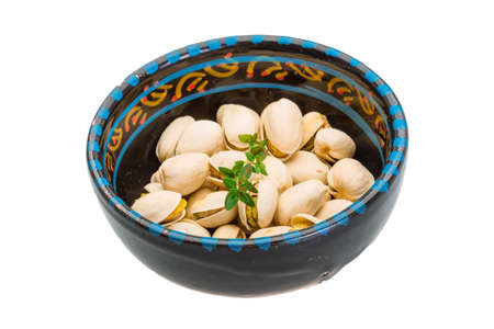 Pistachio isolatedの写真素材