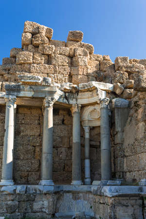 Ruins in Side, Turkeyの写真素材