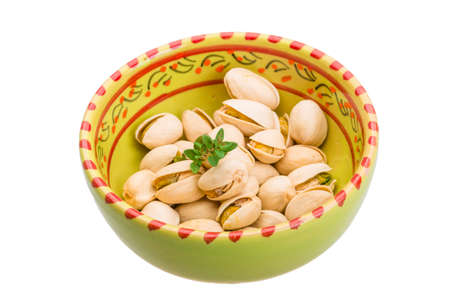 Pistachio isolatedの写真素材