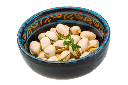 Pistachio isolatedの写真素材