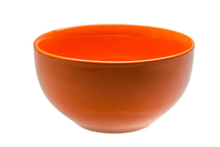 Red empty bowlの写真素材