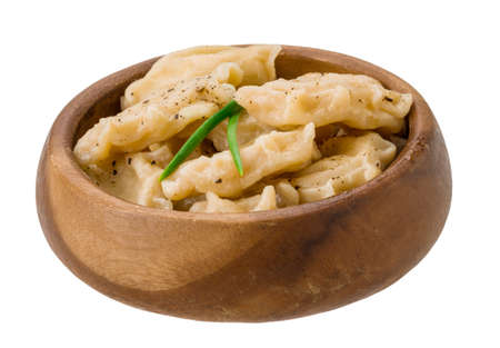  Vareniki - stuffed dumplings with potatoの写真素材