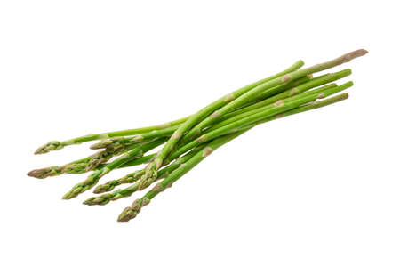 Baby asparagus isolatedの写真素材
