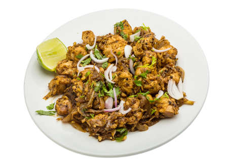 Kozhi - Indian traditional chicken with pepper and onionの写真素材