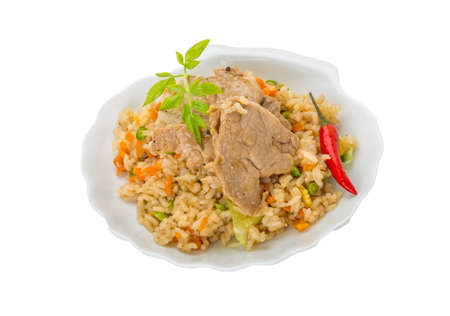 Fried rice with pork - asian traditional food
の写真素材