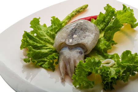 Raw cuttlefish ready for cooking