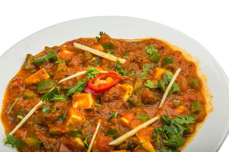 Kadai Paneer - traditional Indian foodの写真素材