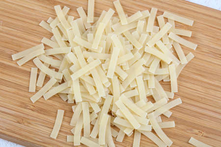 Raw macaroni heap - ready for cooking