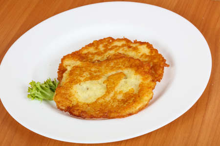 Hot Potato pancakes - traditional Baltic cuisine