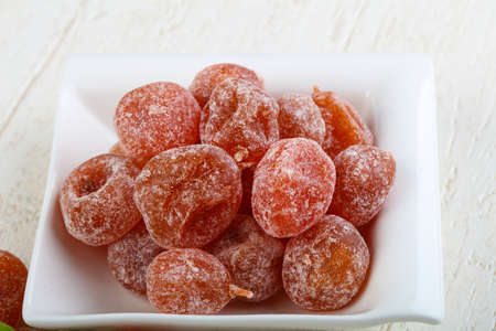 Sweet Dry kumquat in the bowlの写真素材