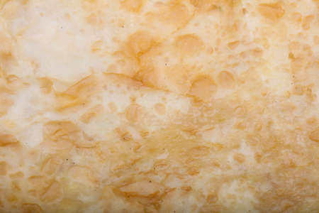 Indian bread on the plate in wood backgroundの写真素材