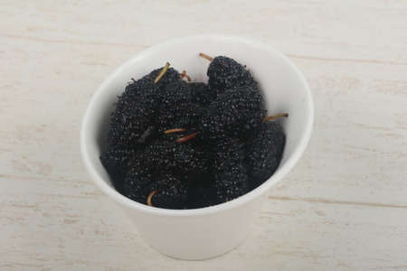 Black Mulberry heapの写真素材