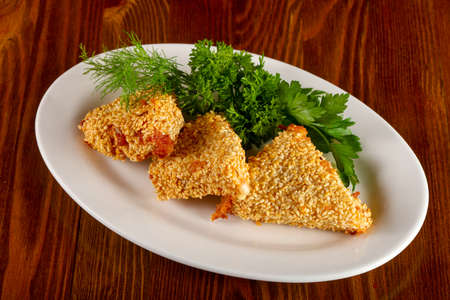 Roasted cheese sticksの写真素材