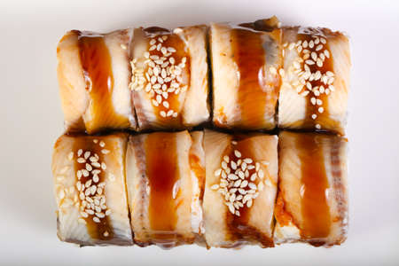 Tradittional Japan Eel rollの写真素材