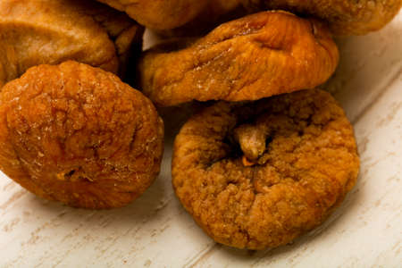 Dry figs heapの写真素材