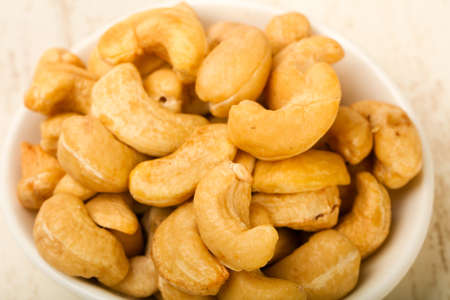 Cashew nuts heapの写真素材