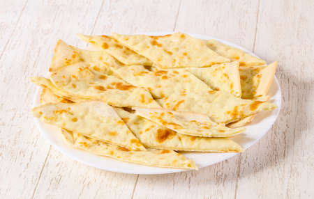 Focaccia bread with cheese