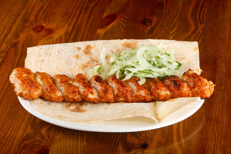Pork minced kebabの写真素材