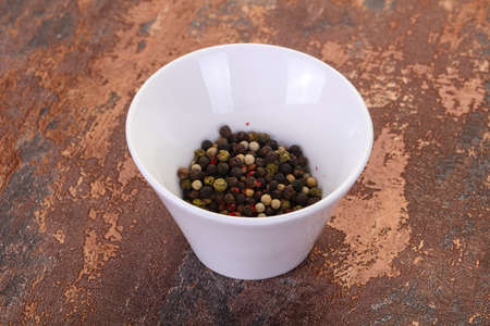 Pepper corn mix - black, red, white and greenの写真素材