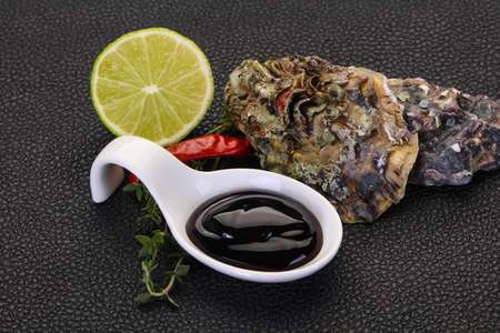 Traditional Oyster sauce in the bowlの写真素材