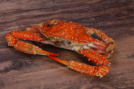 Delicous Boiled crab - ready for eatの写真素材