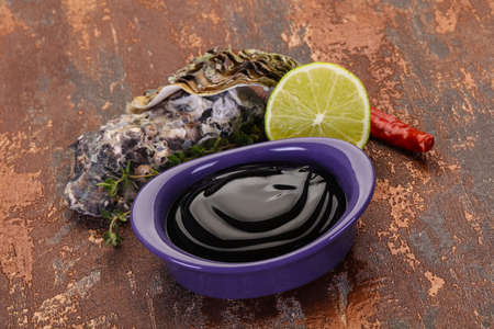 Traditional Oyster sauce in the bowlの写真素材