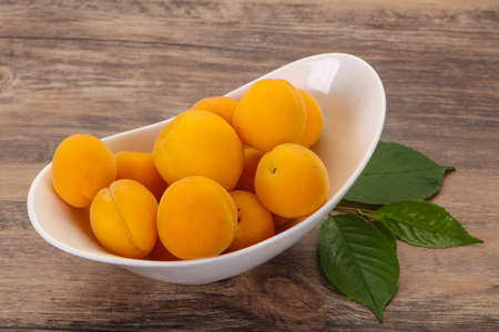 Ripe tasty sweet few apricots heapの写真素材