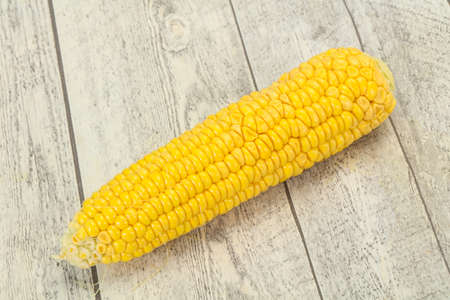 Sweet soft yellow natural corn for cookingの写真素材