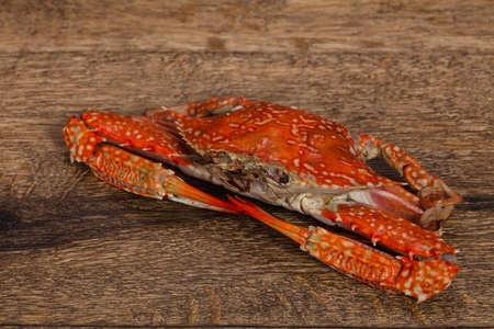 Delicous Boiled crab - ready for eatの写真素材