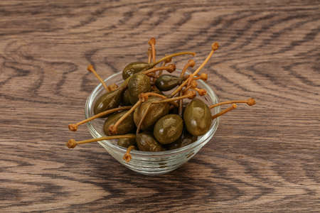 Tasty Caper berries in the bowlの写真素材