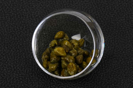 Marinated Capers in the bowl