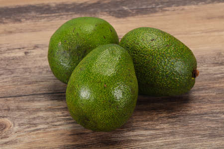 Ripe green dietary avocado - superfood for veganの写真素材