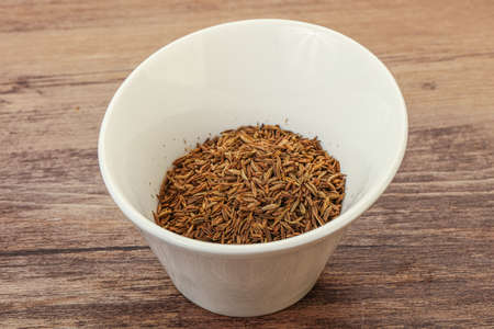Aroma cuisine dry zeera seeds in the bowl