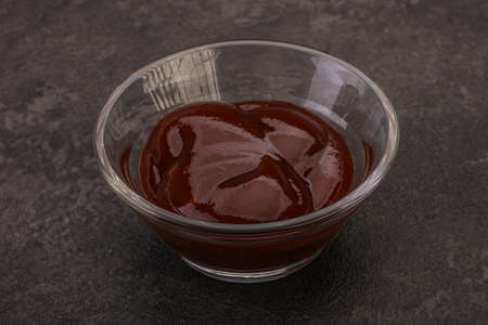 Traditional tomato Barbicue sauce in the bowl