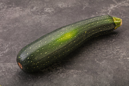 Tasty young organic natural zucchini isolatedの写真素材