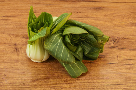Asian vegan cuisine - Pack Choy saladの写真素材