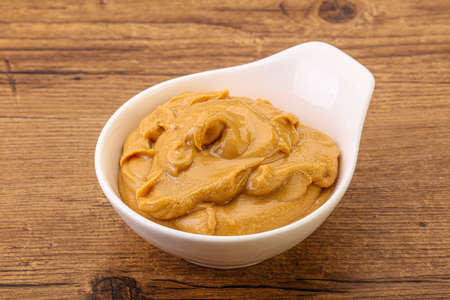 Peanut butter snack in the bowl