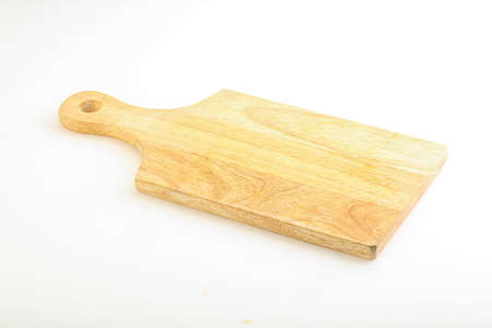 Bamboo wooden board for kitchen hausewareの写真素材