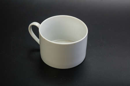 Empty cup for tea or coffee isolated