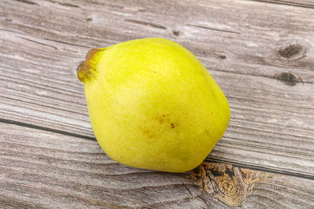 Sweet ripe and juicy quinces fruitの写真素材