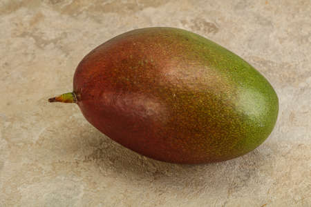 Sweet ripe tropical green mango fruitの写真素材