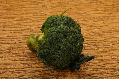 Vegan cuisine - Green fresh tasty Broccoli cabbageの写真素材