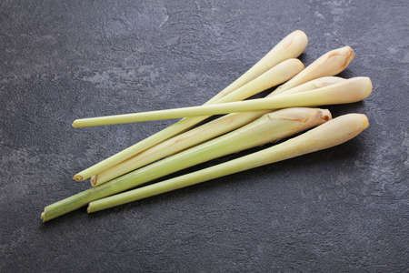 Raw lemongrass stem aroma seasoning for cookingの写真素材