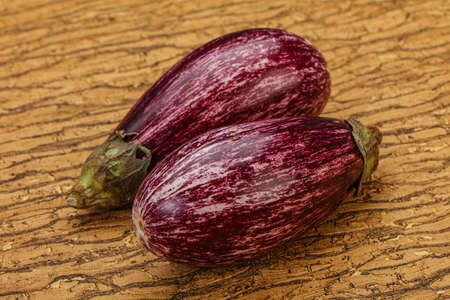 Vagan dietary cuisine - Graffiti eggplant for cookingの写真素材