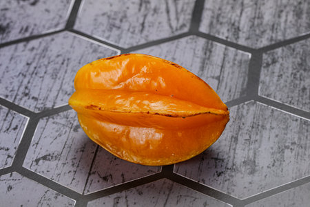 Tropical sweet delicous fruit - carambola or srarfruitの写真素材