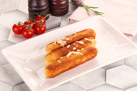 Tasty Fried cheese sticks for snack