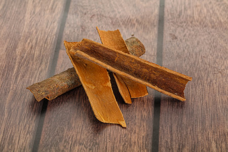 Natural wild organic cinnamon aroma sticksの写真素材